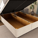 Tokyo Ottoman Divan Bed - Cream Naples
