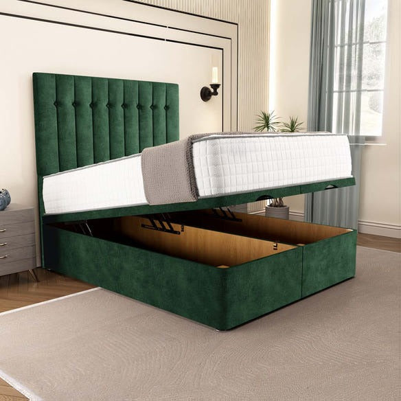 Tokyo Ottoman Divan Bed - Emerald Coniston