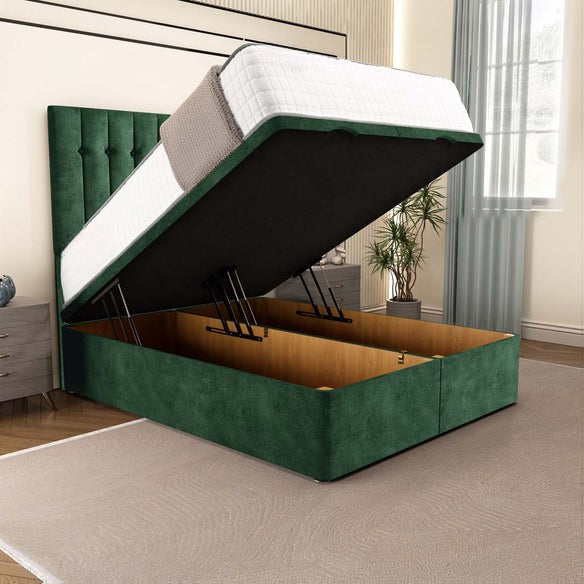 Tokyo Ottoman Divan Bed - Emerald Coniston