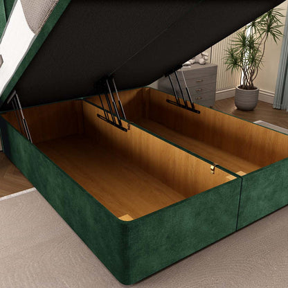 Tokyo Ottoman Divan Bed - Emerald Coniston
