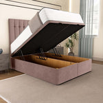 Tokyo Ottoman Divan Bed - Mauve Naples