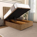 Tokyo Ottoman Divan Bed - Mink Naples