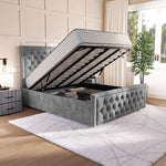Valencia Upholstered Ottoman Bed - Armour Coniston