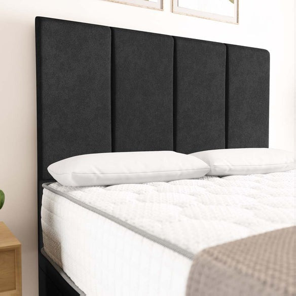 Victoria Ottoman Divan Bed - Black Naples