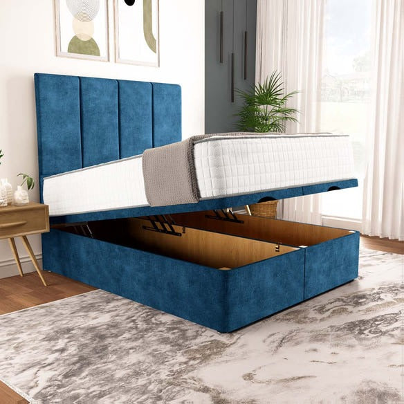 Victoria Ottoman Divan Bed - Blue Coniston