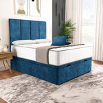 Victoria Ottoman Divan Bed - Blue Coniston