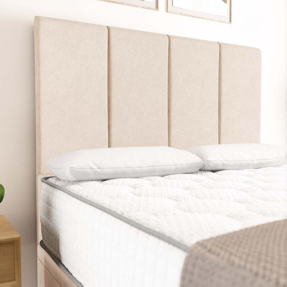 Victoria Ottoman Divan Bed - Cream Naples
