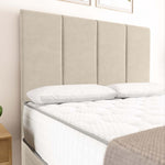Victoria Ottoman Divan Bed - Cream Plush Velvet