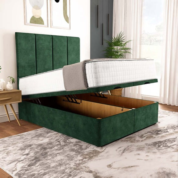 Victoria Ottoman Divan Bed - Emerald Coniston
