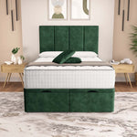 Victoria Ottoman Divan Bed - Emerald Coniston