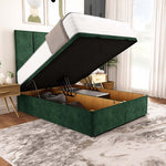 Victoria Ottoman Divan Bed - Emerald Coniston