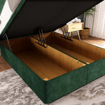 Victoria Ottoman Divan Bed - Emerald Coniston