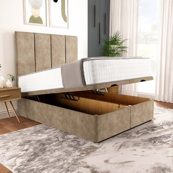 Victoria Ottoman Divan Bed - Mink Coniston