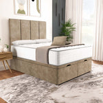 Victoria Ottoman Divan Bed - Mink Coniston