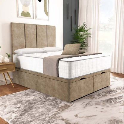 Victoria Ottoman Divan Bed - Mink Coniston