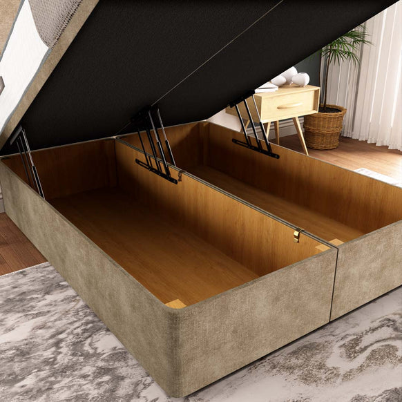 Victoria Ottoman Divan Bed - Mink Coniston