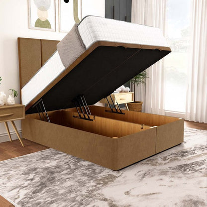 Victoria Ottoman Divan Bed - Mink Naples