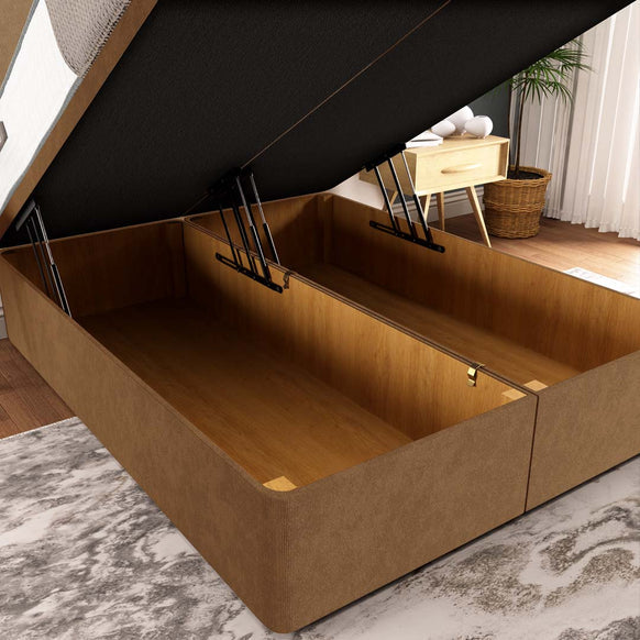 Victoria Ottoman Divan Bed - Mink Naples