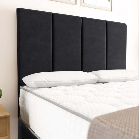 Victoria Ottoman Divan Bed - Mink Plush Velvet