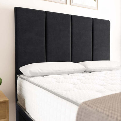 Victoria Ottoman Divan Bed - Mink Plush Velvet