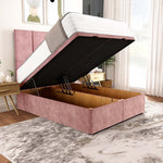 Victoria Ottoman Divan Bed - Pink Coniston