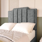 Washington Kids Upholstered Ottoman Bed - Charcoal Chenille