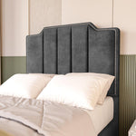 Washington Kids Upholstered Ottoman Bed - Charcoal Coniston