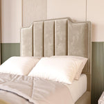 Washington Kids Upholstered Ottoman Bed - Mink Plush Velvet