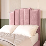 Washington Kids Upholstered Ottoman Bed - Pink Plush Velvet