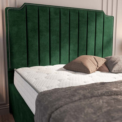 Washington Upholstered Ottoman Bed - Emerald Coniston