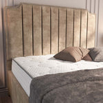 Washington Upholstered Ottoman Bed - Mink Coniston