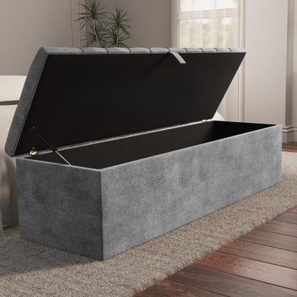 Chesterfield Ottoman Storage Box - Armour Coniston