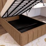 Milan Kids Upholstered Ottoman Bed - Mink Naples