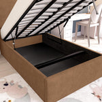 Cairo Kids Upholstered Ottoman Bed - Mink Naples