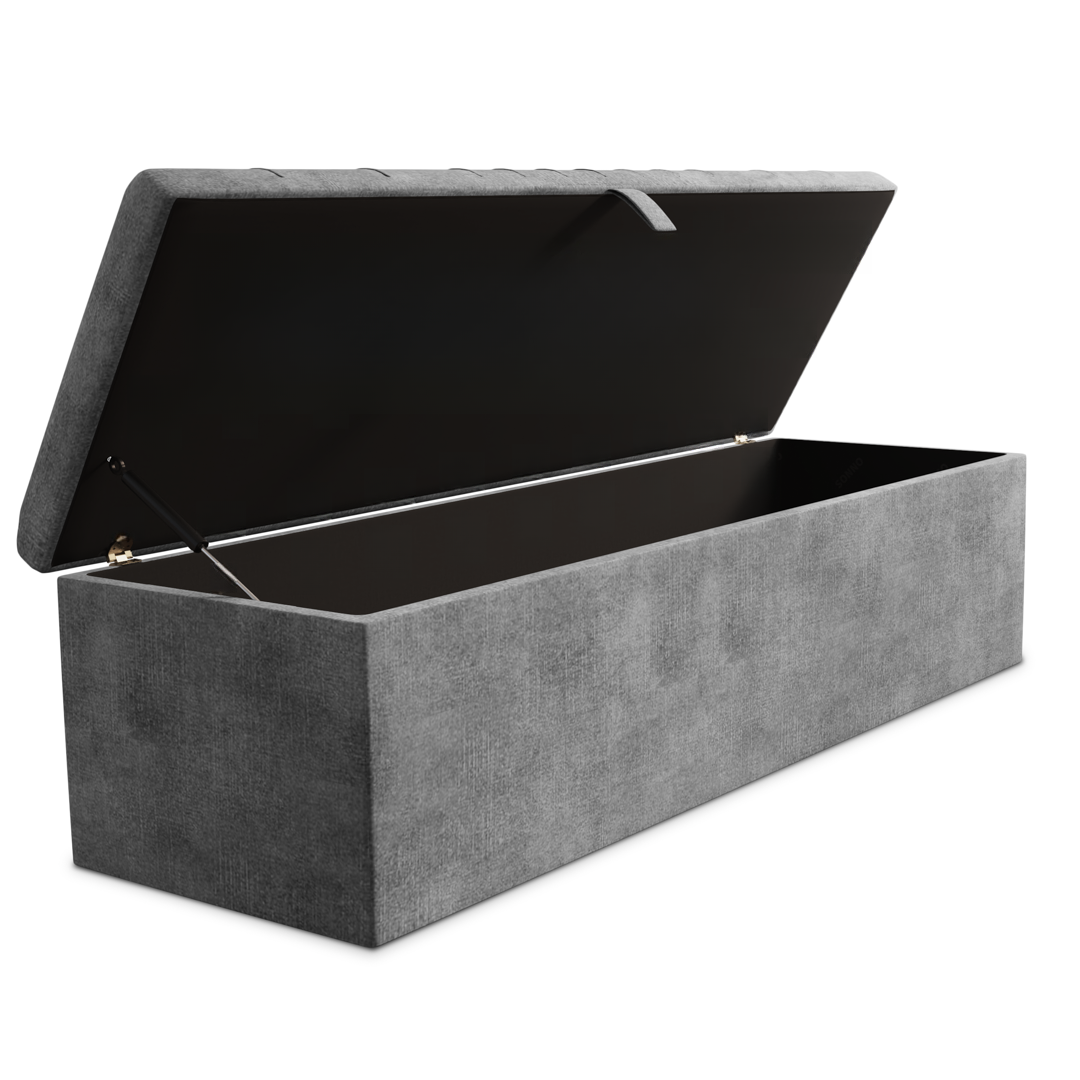 Cambridge Ottoman Storage Box - Armour Coniston