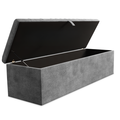 Cambridge Ottoman Storage Box - Armour Coniston