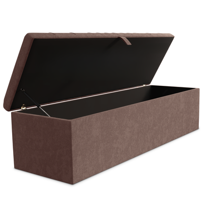 Cambridge Ottoman Storage Box - Mauve Naples