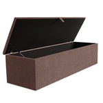 Cubed Ottoman Storage Box - Mauve Naples
