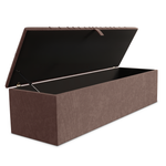 Sunrise Ottoman Storage Box - Mauve Naples
