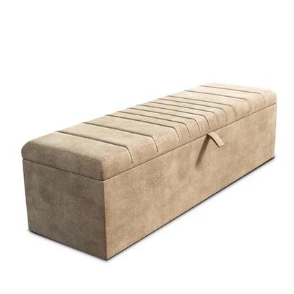 Cambridge Ottoman Storage Box - Mink Coniston