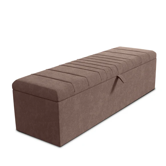 Cambridge Ottoman Storage Box - Mauve Naples