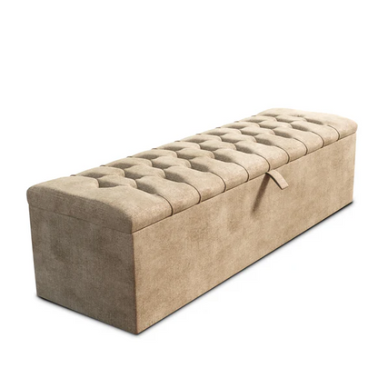 Chesterfield Ottoman Storage Box - Mink Coniston