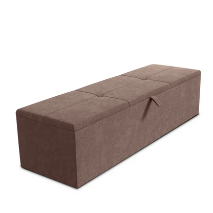 Cubed Ottoman Storage Box - Mauve Naples