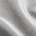 Lisbon Ottoman Storage Box - Silver Plush Velvet