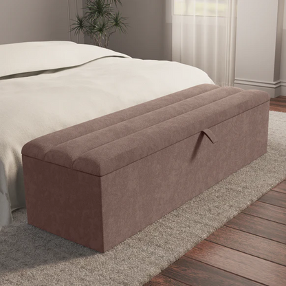 Athens Ottoman Storage Box - Mauve Naples