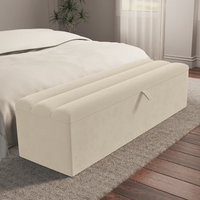 Cream Plush Velvet