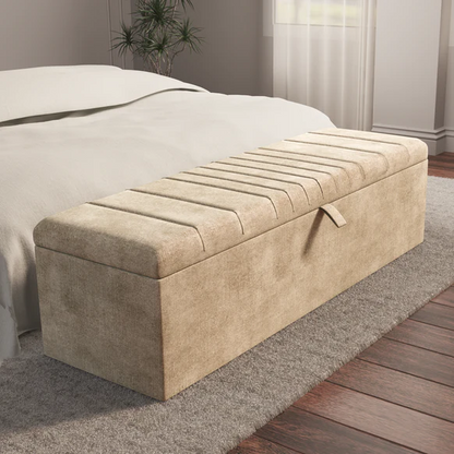 Cambridge Ottoman Storage Box - Mink Coniston