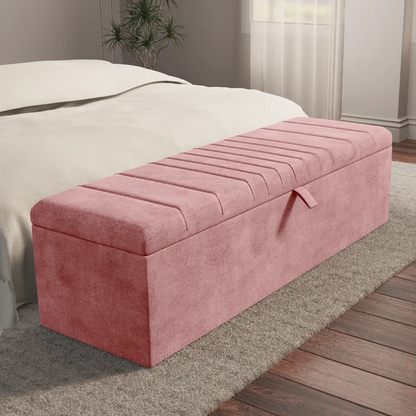 Cambridge Ottoman Storage Box - Pink Coniston