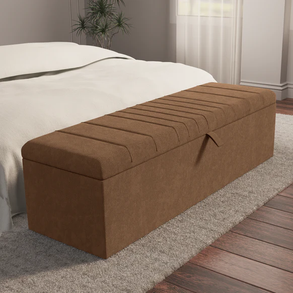 Cambridge Ottoman Storage Box - Mink Naples