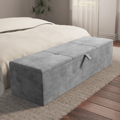 Cubed Ottoman Storage Box - Armour Coniston